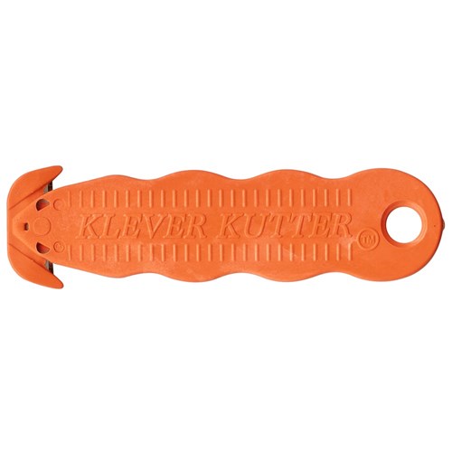 Safety Knife Klever Cutter Orange Plastic Concealed Bl.
