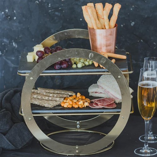 Brass & Slate 320x310mm