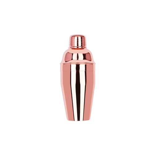 Classic Club 3 Piece Cocktail Shaker Rose Gold 300ml