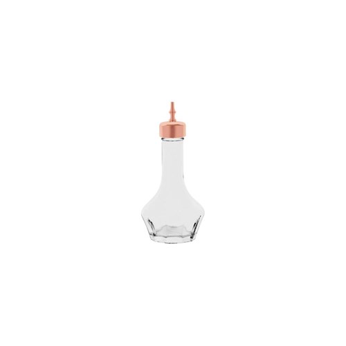 Bitters Bottle Glass With Rose Gold Lid 50ml