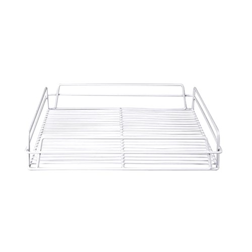 Rectangular Glass Basket White 435x355x75mm