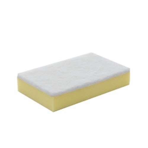 Scourer Sponge White & Yellow Small