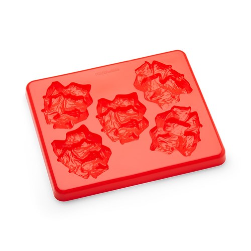 Silicone Food Mould & Lid Meat Cubes 5 Portions