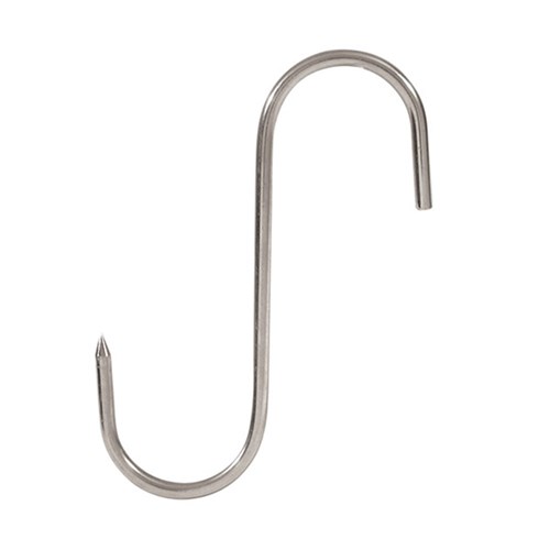 Butchers Hook 100X4mm Fixed 1Point S/S
