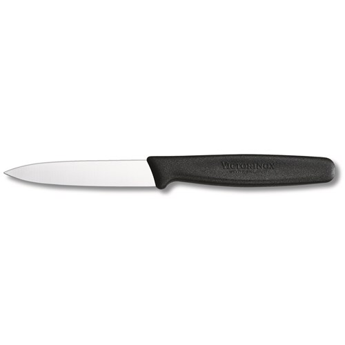 Victorinox Paring Knife 80Mm Point Tip Blk Nylon Hdl (20)