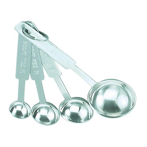 5 Pce Stainless Steel Measuring Spoon Set