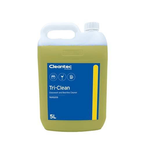 Cleantec Triclean Pacer Glass & Beerline Cleaner 5L