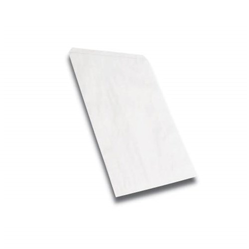 Flat Paper Bag White 1 Flat 1F No.25Long 1000/Pk 195X140mm