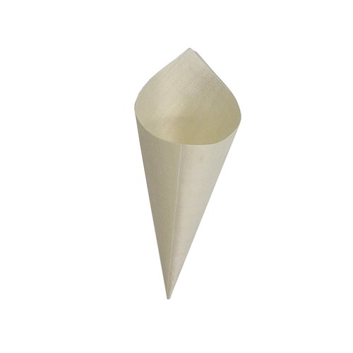 Wooden Food Cone 180mm