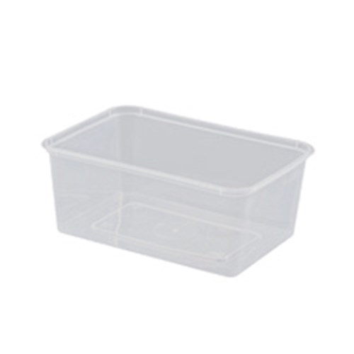 Plastic Rectangle Container Clear 1000ml