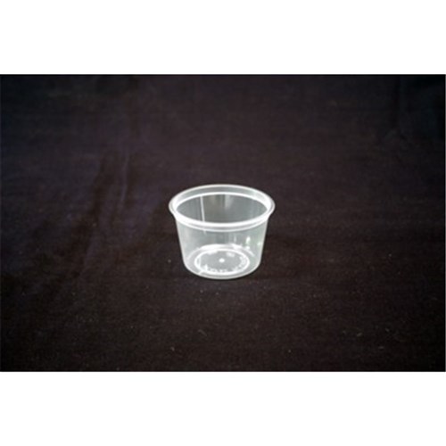 Plastic Round Container Clear 100ml