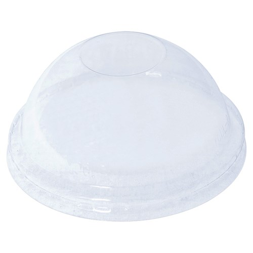 Pet Paper Tub/ Bowl Dome Lid Clear Suits 355/473ml