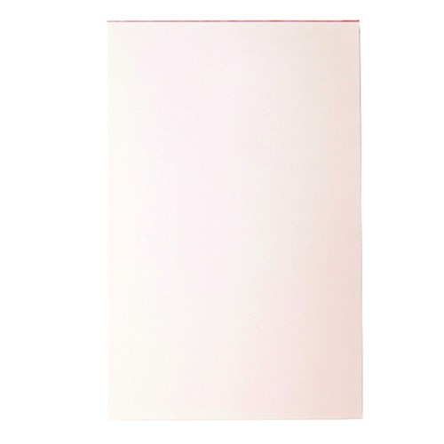 Note Pad Blank White 100X150mm Plain Pad Med 10/Pkt (10)