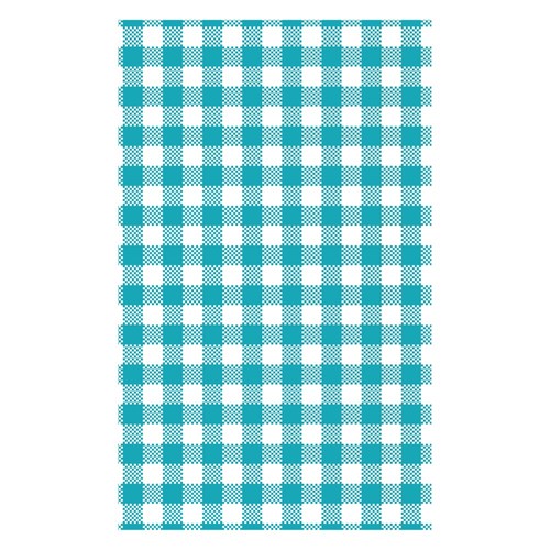 Greaseproof Deli Wrap Paper Gingham Teal 310mm