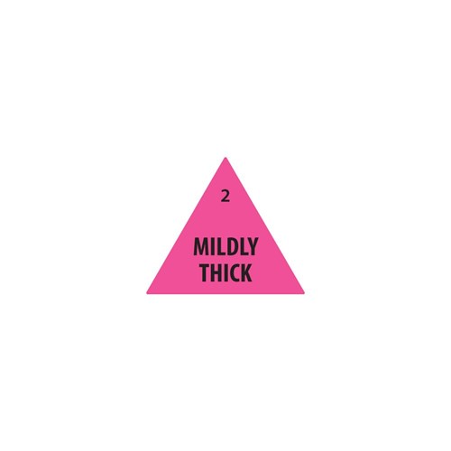 Label Triangle Mildly Thick Pink 30Mm Removable 500/Roll
