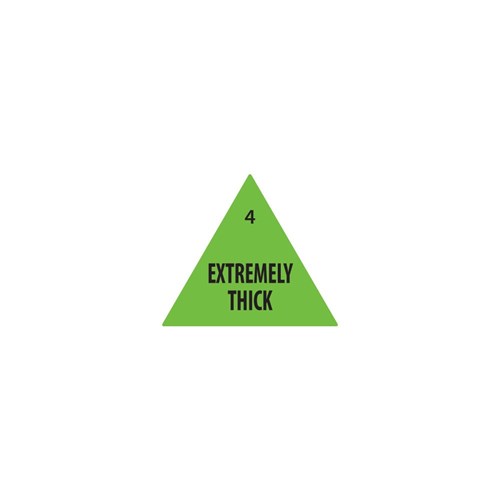 Label Triangle Extremely Thick Green 30Mm Removable 500/Roll