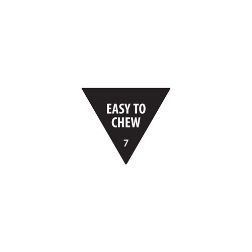 Label Triangle Easy To Chew Black 30Mm Removable 500/Roll