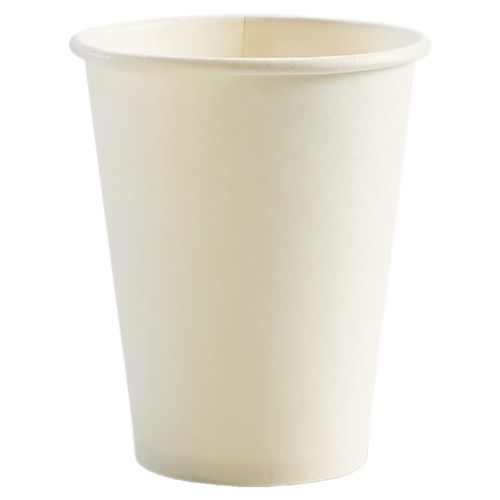 Biocup Single Wall Coffee Cup White 12oz 355ml