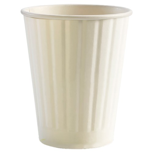 Biocup Double Wall Coffee Cup White 12oz 355ml