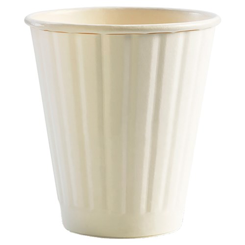 Biocup Double Wall Coffee Cup White 8oz 240ml