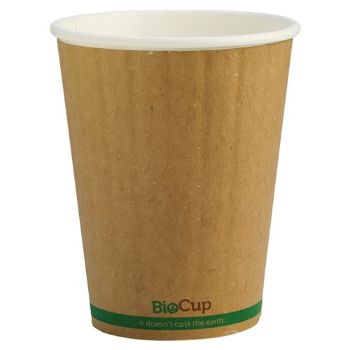 Biocup Double Wall Coffee Cup Kraft Brown 12oz 355ml