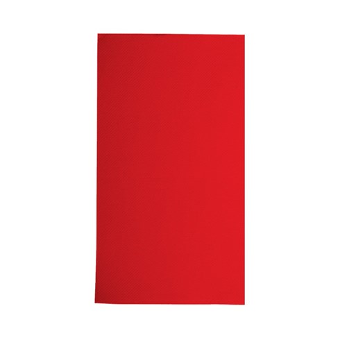 Lisah Quilted Paper Dinner Napkin Red 1/8 Fold 380x380mm 