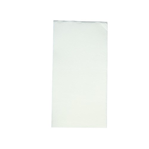 A La Carte Dinner Napkins 1/8 Fold White 400mm