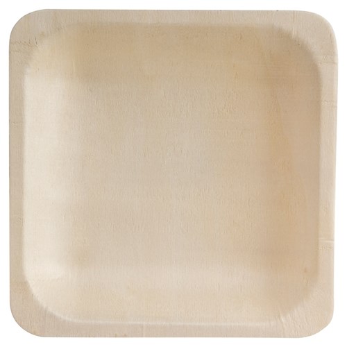 Biowood Wooden Square Bowl