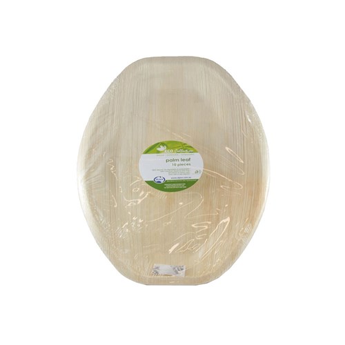 Palm Leaf Oval Platter 370x255mm