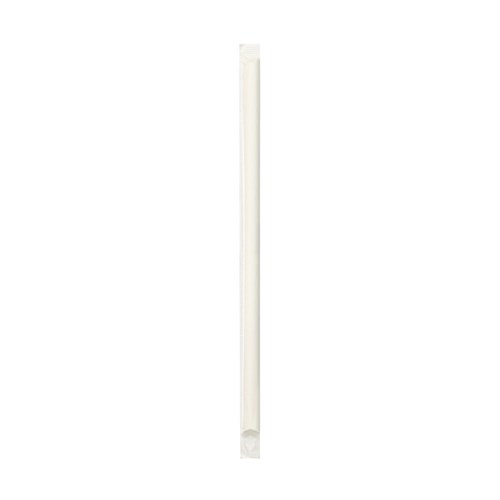 Paper Straw Jumbo Mixed Colours Wrapped 215mm