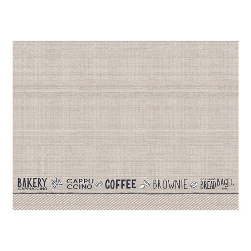 Bakery Paper Placemat Grey 300x400mm 