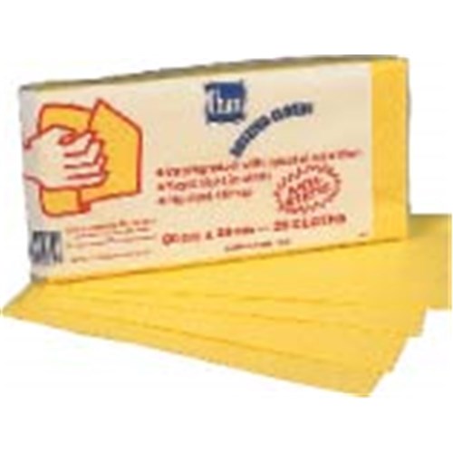 DUSTING CLOTH WIPES 600X300MM YELLOW 25/PKT (5) 3480213 Reward