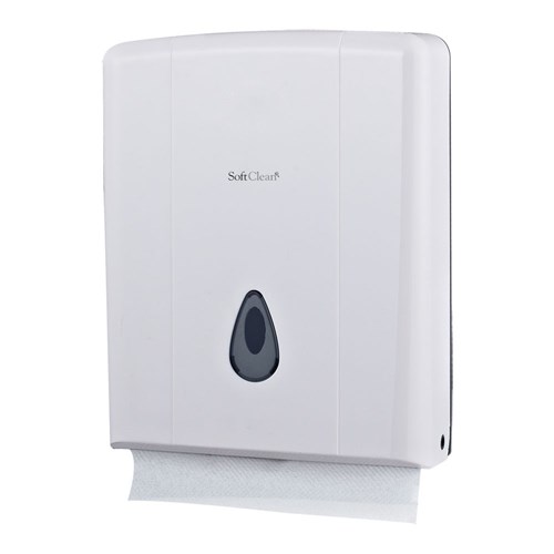 Plastic Ultrafold Hand Towel Dispenser White 260x74x320mm