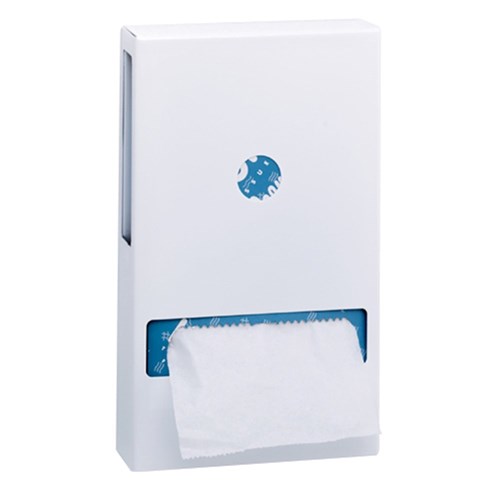 Costsaver Interfold Enamel Toilet Tissue Dispenser White