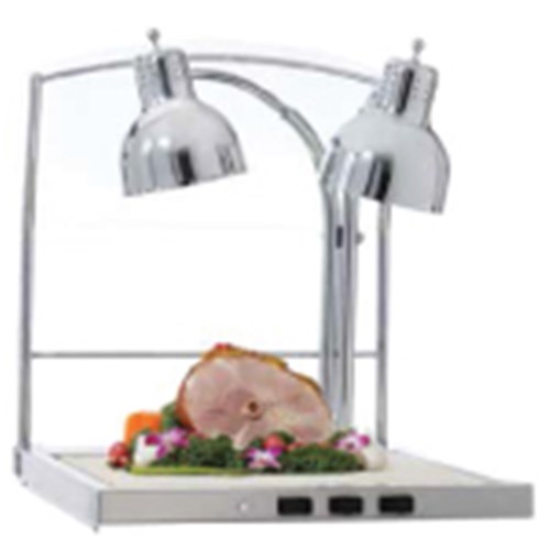 Carving Station 2 Lamp Cs200s W/ Sneeze Guard