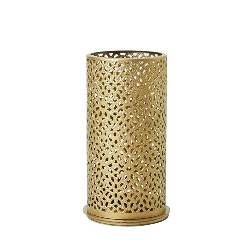Bliss Candle Holder Gold Metal 140X75mm 4/Ctn