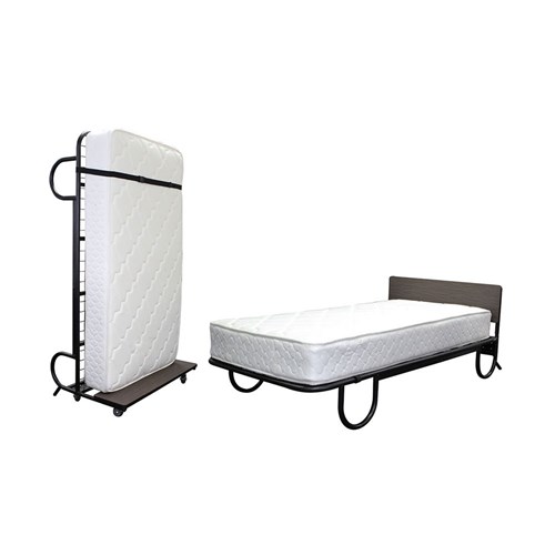 Rollaway Bed Upright with Mattress 1970x690x1070mm