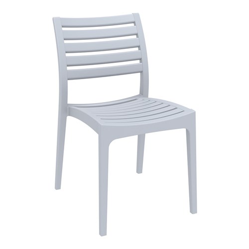 ARES CHAIR SILVER GREY 450MM HIGH