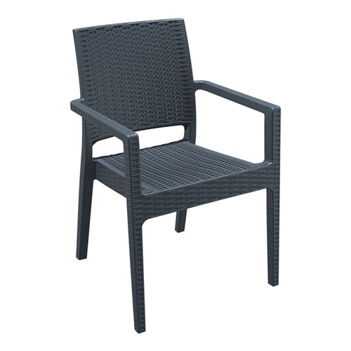Ibiza Arm Chair Anthracite 460mm