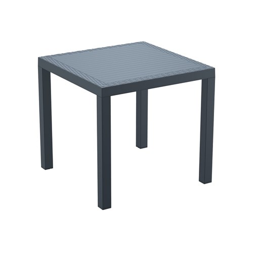 Orlando 80 Table Anthracite 800x800x750mm