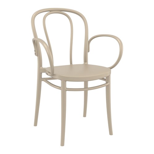 Victor XL Chair Taupe 440mm