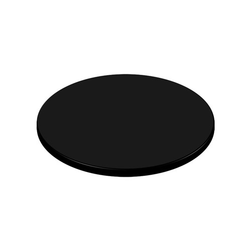 Black Tabletop Round 600mm