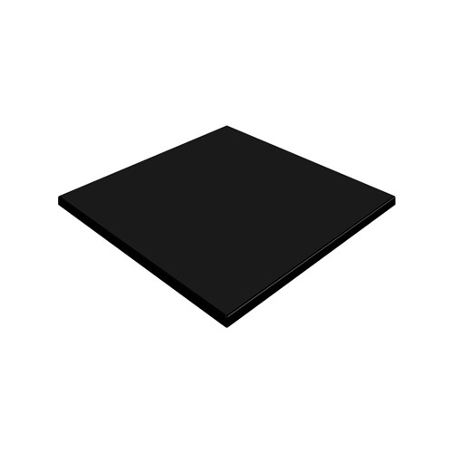 Black Tabletop Square 600mm
