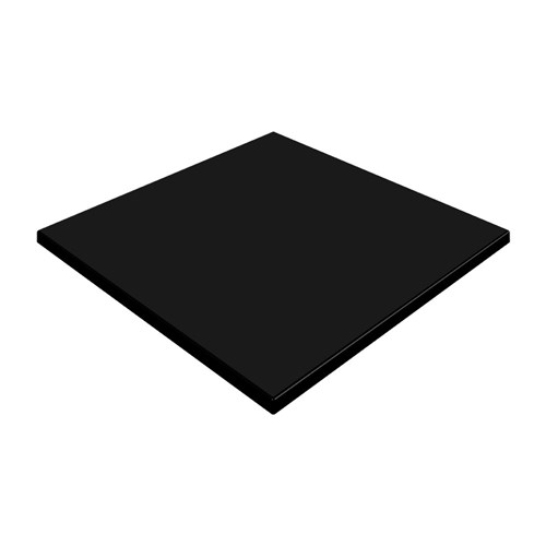 Black Tabletop Square 800mm