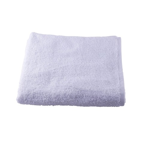 Plush Bath Towel White 700x1500mm
