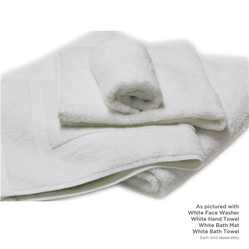 Essential Bath Towel White 1400mm
