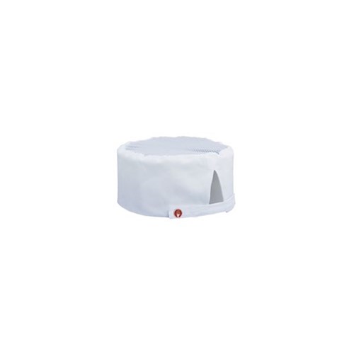 Chef Beanie Cool Vent Wht Velcro Back One Size