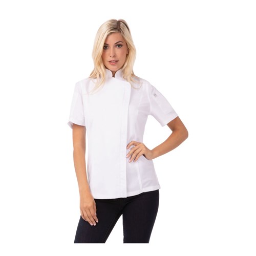 5460260 - Springfield Women Chef Jacket White Medium