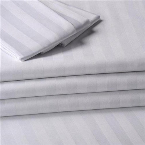Pillowcase Satin Stripe 20Mm Tailored 51 X 76Cm + 5Cm (50)