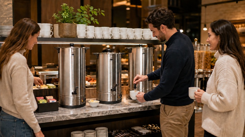 pro equip hot water urns